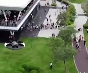 یک بشقاب‌پرنده واقعی در چین به پرواز درآمد