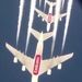 پرواز دو سوپرجامبو برفراز یکدیگر 