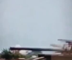 لحظه سقوط بوئینگ۷۸۷ ایرایندیا