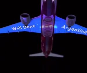 تبریک به قهرمان جهان به سبک قطر ایرویز
