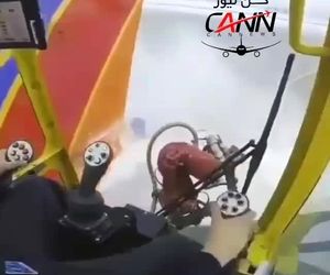 در این ویدیو ببینید De-ice چطور انجام می‌شود.