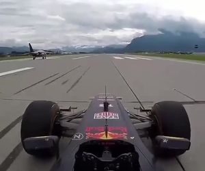 تست شتاب گیری F1 و جنگنده