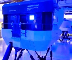 ویدیویی از شبیه‌ساز پرواز بویینگ ۷۳۷ سازمان هوانوردی فدرال FAA