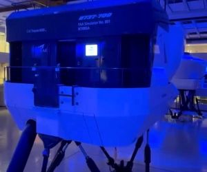 ویدیویی از شبیه‌ساز پرواز بویینگ ۷۳۷ سازمان هوانوردی فدرال FAA