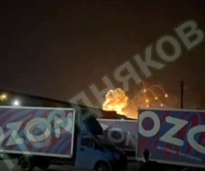 انفجار قوی فرودگاه بریانسک روسیه را لرزاند