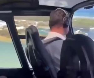 تصاویری از برخورد دو بالگرد در گلد کوست استرالیا