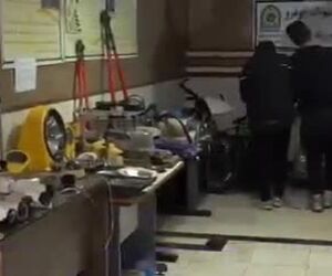  سارقان پروژکتورهای فرودگاه مهرآباد بازداشت شدند
