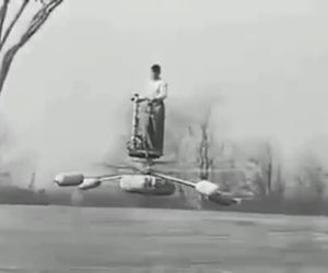 ویدیویی قدیمی از یک وسیله پرنده در نوع خود جالب