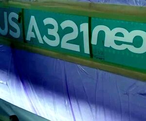 تیزر ایرباس از روند ساخت اولین A321LR جت بلو