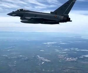 ویدویی از تایفون جنگنده‌ای چندمنظوره و دوموتوره