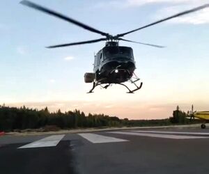 اسلوموشن low pass هلیکوپتر