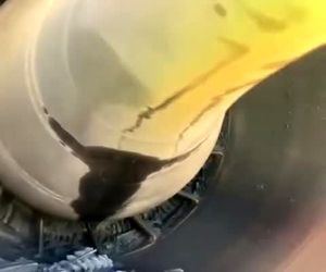 فرود ایمن ایرباس 
A۳۲۰ ایزی‌جت با یک موتور