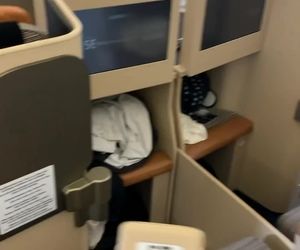 وضعیت کابین یک هواپیمای آلمانی در انتهای پرواز 