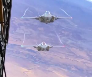 ویدیویی از تصویربرداری هوایی از دو جنگندهF35