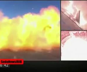 تصاویری از لحظه انفجار موشک اسپیس ایکس در هنگام فرود 