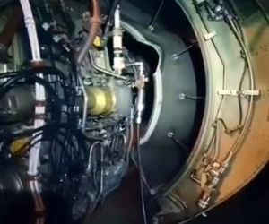 باز کردن پوسته بخش رانش معکوس موتور CFM56-7B