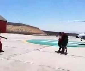 نجات و انتقال هوایی سه مصدوم در دره ویژ درون ایلام