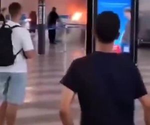 بخش‌هایی از فرودگاه میلان به‌دلیل آتش‌سوزی عمدی بسته شد