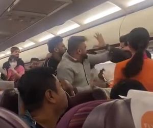 کتک‌کاری مسافران در هواپیما