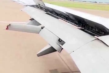 شکستن فلپ بال بویینگ ۷۳۷ دلتا حین پرواز