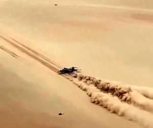 فرود گلوبمستر در خاک از نمایی دیدنی 