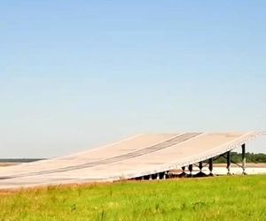 تیک‌آف F/A 18 سوپرهورنت از ski jump 