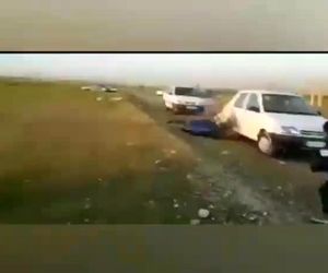 ویدیویی از سقوط پارا موتور در بهبهان 
