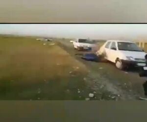 ویدیویی از سقوط پارا موتور در بهبهان 
