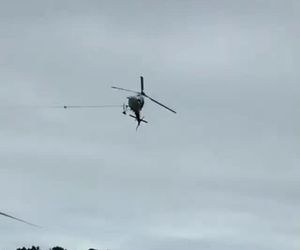 استفاده از هلیکوپتر در یک مورد خاص