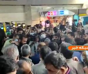 حضور مهندس رستم قاسمی وزیر راه و شهر سازی در شهر فرودگاهی امام‎خمینی (ره) و بررسی مشکلات زائران اربعین از نزدیک 