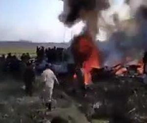 سقوط جنگنده هندی در کشمیر