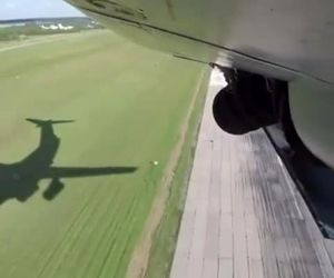 تیک‌آف از زاویه‌ای جذاب 