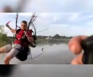 لذت پرواز با پاراموتور و خلق یک ویدیو جذاب با مهارت خلبان