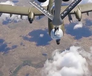 سوختگیری هوایی از نمایی دیدنی