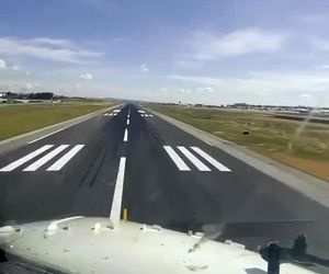 فرود در لیسبون با بویینگ ۷۳۷ رایان ایر