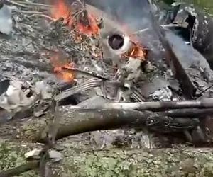 هلیکوپتر حامل رئیس ستاد مشترک ارتش هند سقوط کرد