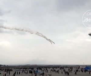  نمایش هوایی در حاشیه نمایشگاه صنعت هوایی پیام