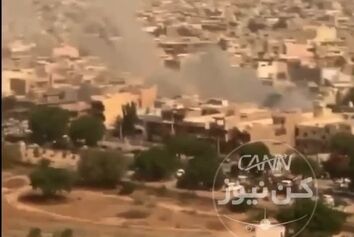محل سقوط ایرباس٣٢٠ پاکستان از درون هواپیماى دیگرى که در حال فرود در فرودگاه کراچى است. 