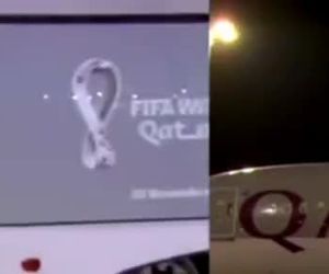 لحظه ورود تیم ملی فوتبال کشورمان به دوحه برای شرکت در جام جهانی قطر ۲۰۲۲