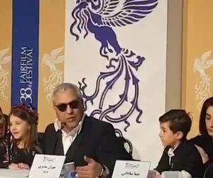 شوخى مهران مدیرى با هوانوردى، در نشست خبرى فیلم درخت گردو در جشنواره فیلم فجر