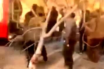 تصاویر دیگری از محل سانحه سقوط جنگنده در تبریز 

