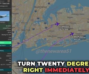 دستور فوری برج مراقبت به پرواز اسپیریت برای فاصله گرفتن از «ایرفورس وان»